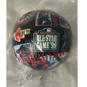 1999 Boston Red Sox MLB All Star Game Fotoball Souvenir Baseball Black